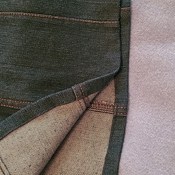 Indigo Stretch Midi Denim Jean Skirt size 10 - Picture 9 of 9